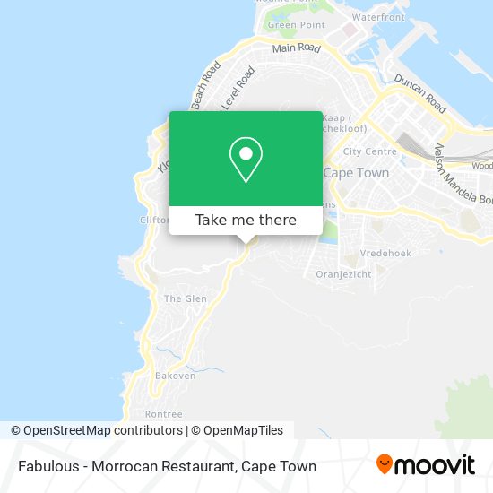 Fabulous - Morrocan Restaurant map