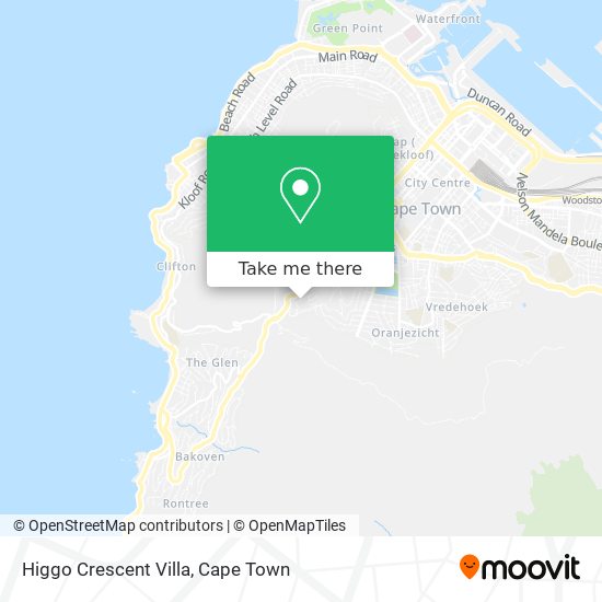 Higgo Crescent Villa map