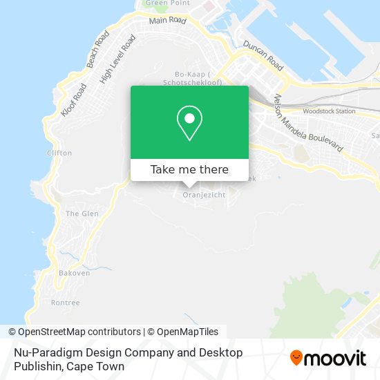 Nu-Paradigm Design Company and Desktop Publishin map