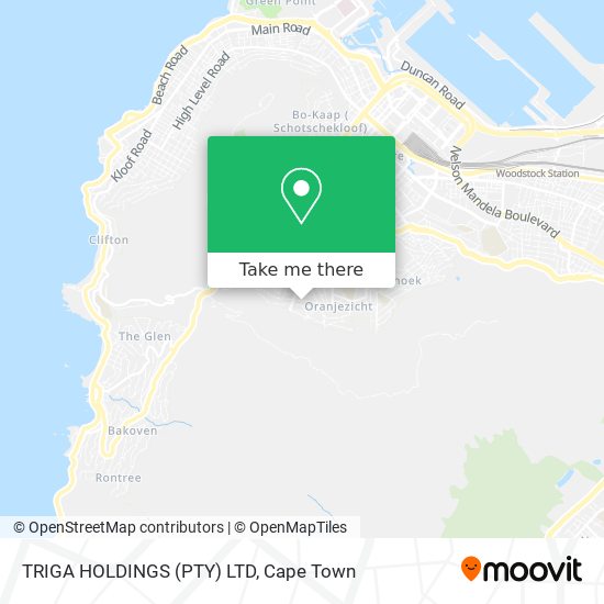 TRIGA HOLDINGS (PTY) LTD map