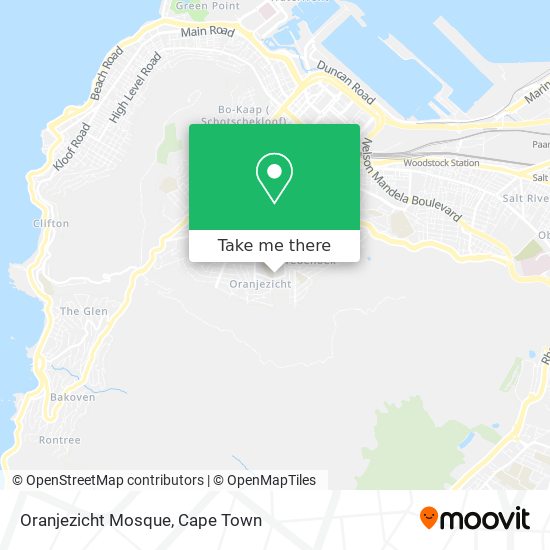 Oranjezicht Mosque map