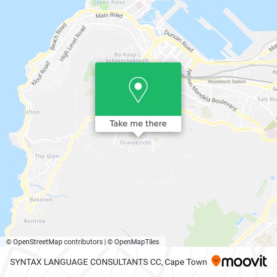 SYNTAX LANGUAGE CONSULTANTS CC map