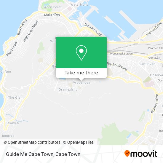 Guide Me Cape Town map