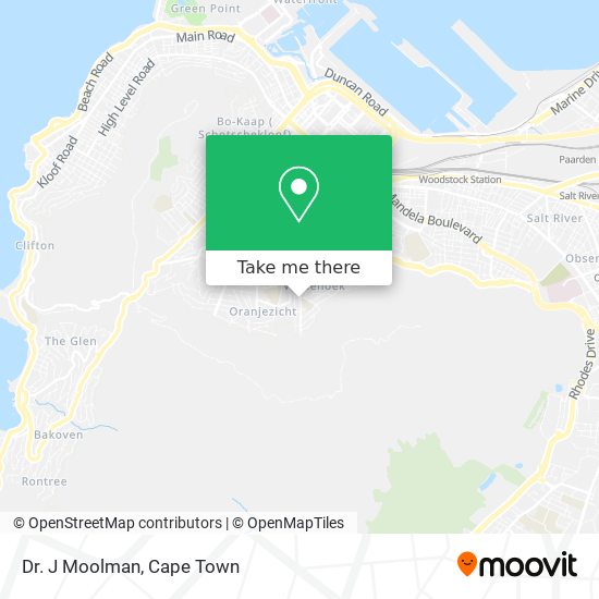 Dr. J Moolman map