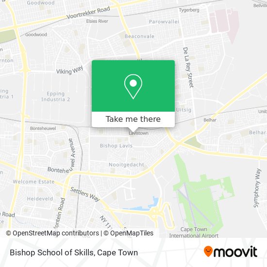 Bishop School of Skills map
