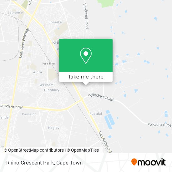 Rhino Crescent Park map