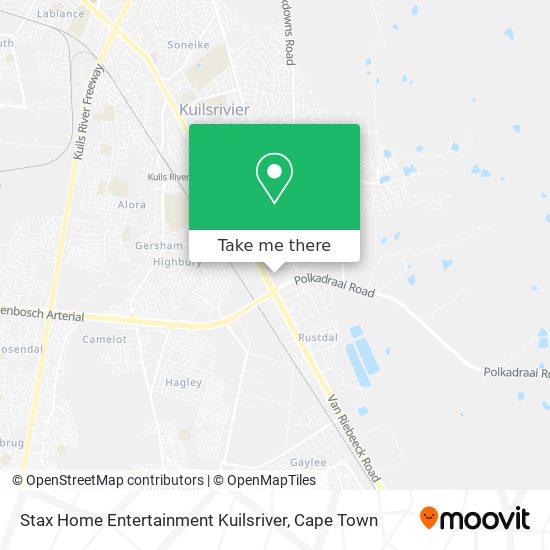 Stax Home Entertainment Kuilsriver map