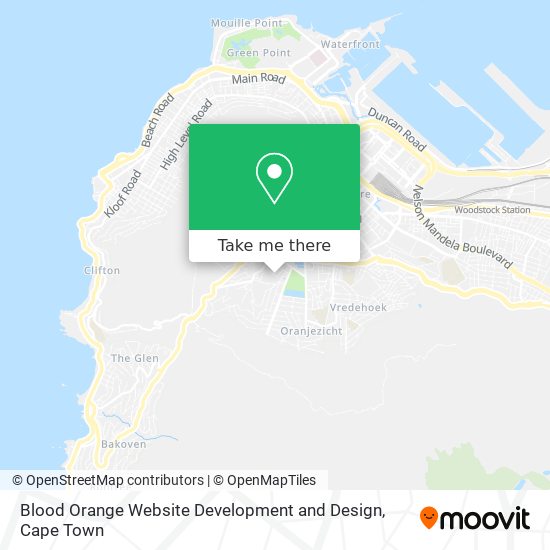 Blood Orange Website Development and Design map