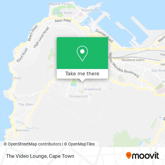The Video Lounge map