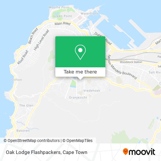 Oak Lodge Flashpackers map