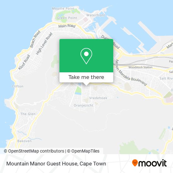 Mountain Manor Guest House map