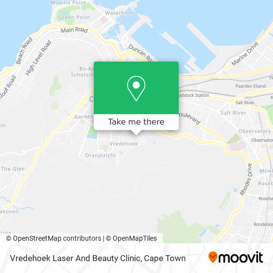 Vredehoek Laser And Beauty Clinic map