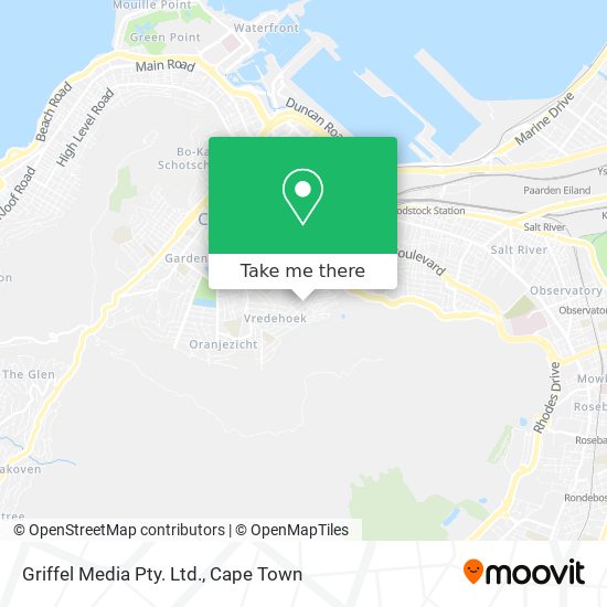 Griffel Media Pty. Ltd. map