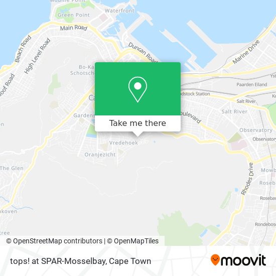 tops! at SPAR-Mosselbay map