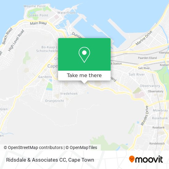 Ridsdale & Associates CC map