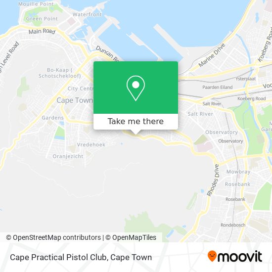 Cape Practical Pistol Club map