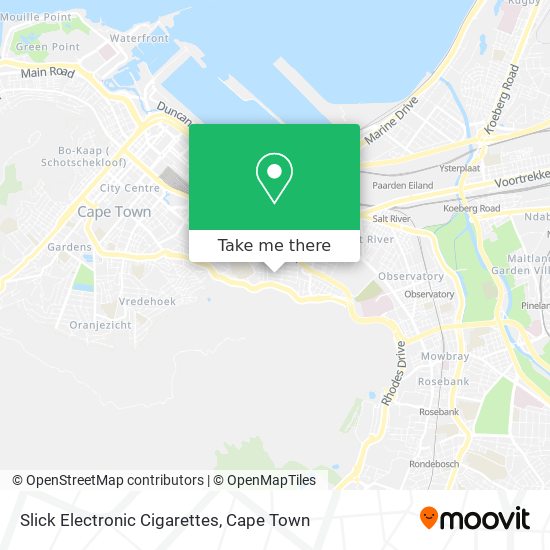 Slick Electronic Cigarettes map