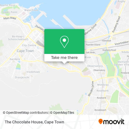 The Chocolate House map