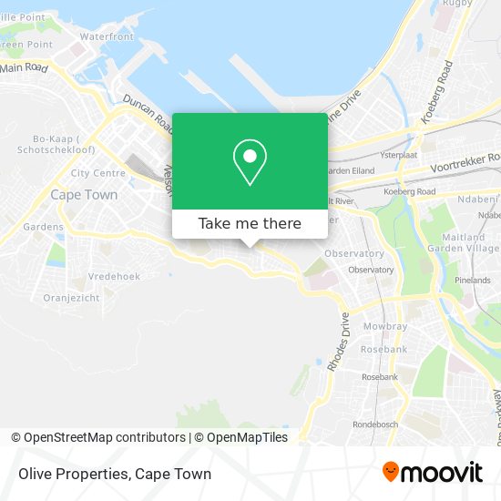 Olive Properties map