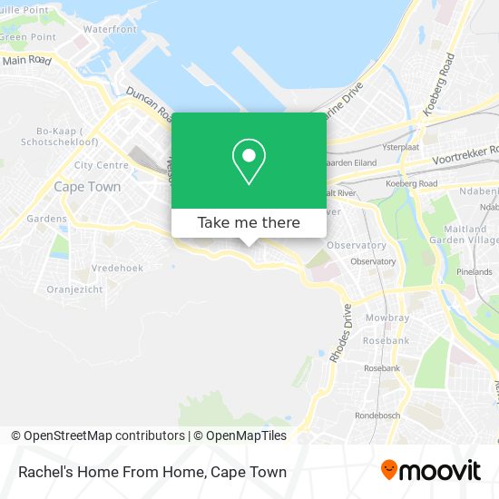 Rachel's Home From Home map
