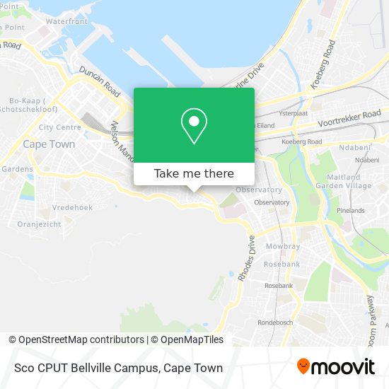 Sco CPUT Bellville Campus map