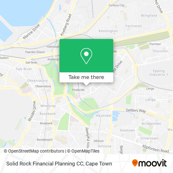 Solid Rock Financial Planning CC map