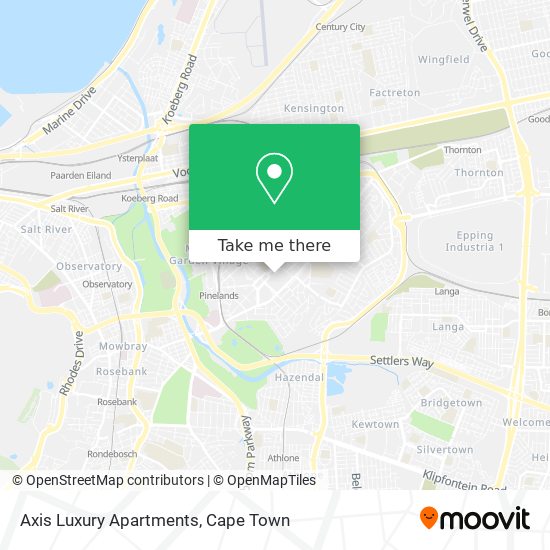 Axis Luxury Apartments map