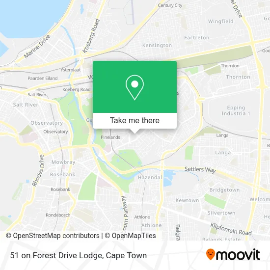 51 on Forest Drive Lodge map