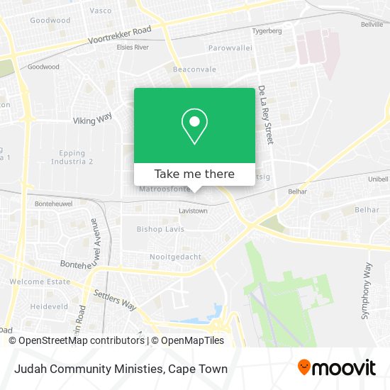 Judah Community Ministies map