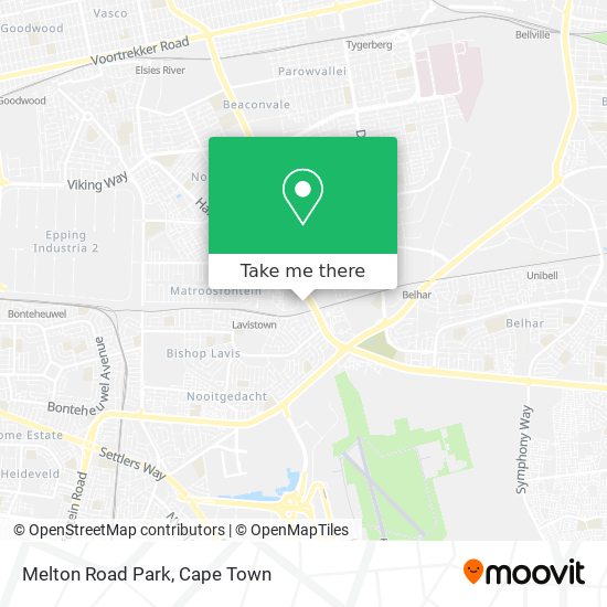 Melton Road Park map