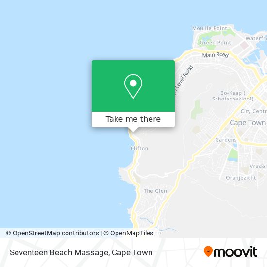 Seventeen Beach Massage map