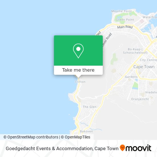 Goedgedacht Events & Accommodation map