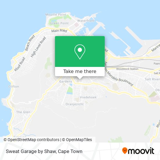 Sweat Garage by Shaw map