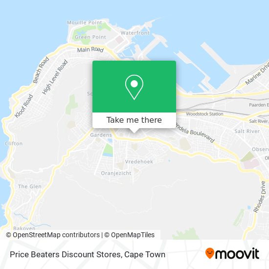 Price Beaters Discount Stores map