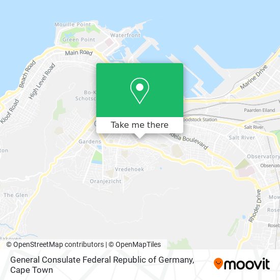 General Consulate Federal Republic of Germany map