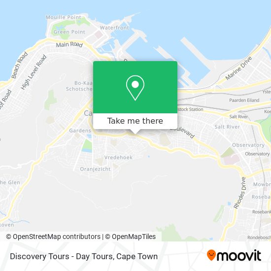 Discovery Tours - Day Tours map