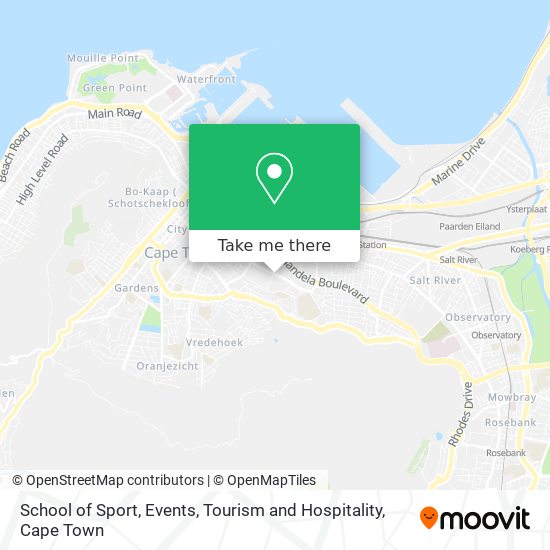 School of Sport, Events, Tourism and Hospitality map