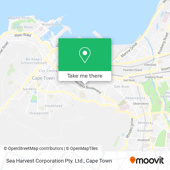 Sea Harvest Corporation Pty. Ltd. map