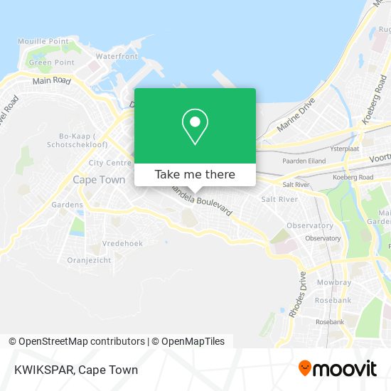 KWIKSPAR map