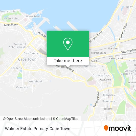 Walmer Estate Primary map
