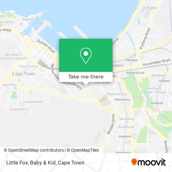 Little Fox, Baby & Kid map