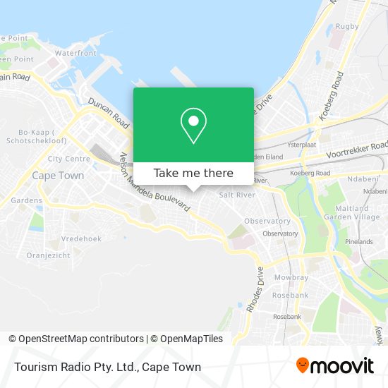 Tourism Radio Pty. Ltd. map
