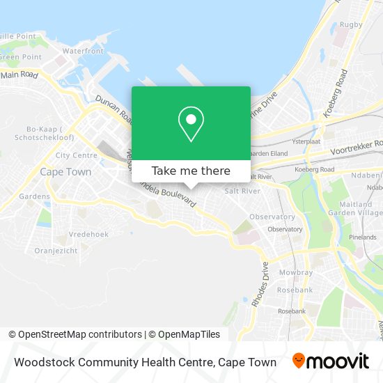 Woodstock Community Health Centre map