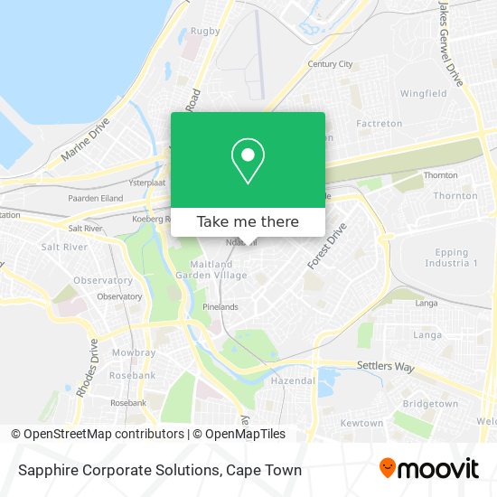 Sapphire Corporate Solutions map