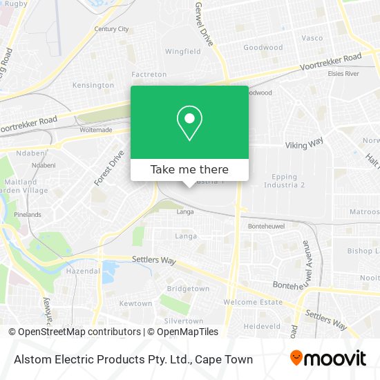 Alstom Electric Products Pty. Ltd. map