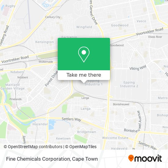 Fine Chemicals Corporation map
