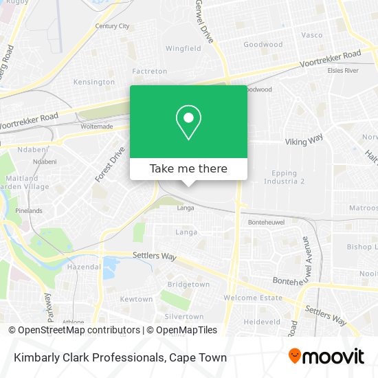Kimbarly Clark Professionals map