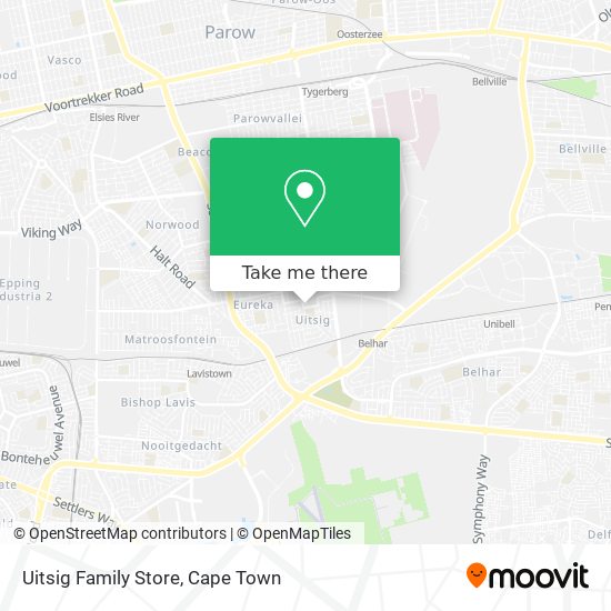 Uitsig Family Store map