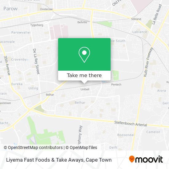 Liyema Fast Foods & Take Aways map