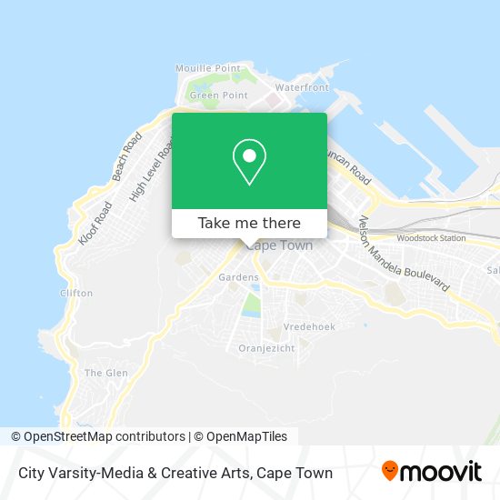 City Varsity-Media & Creative Arts map